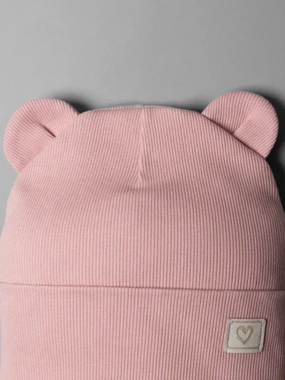 Шапка детская на осень с ушками