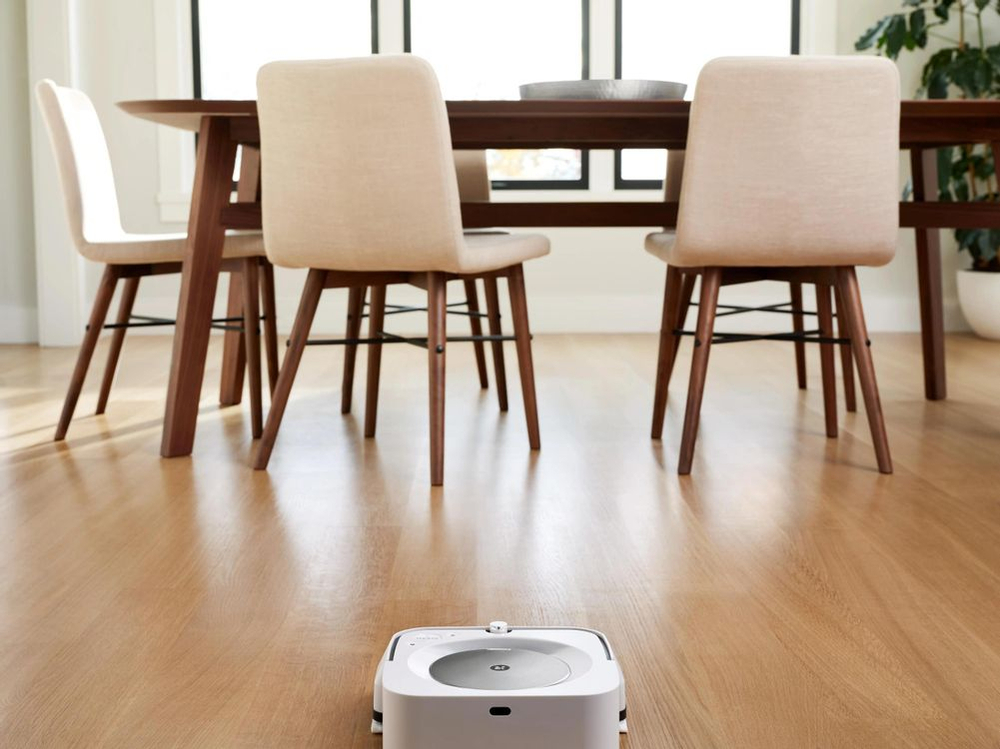 Робот-пылесос iRobot Braava Jet m6, 50Вт, белый/белый [m613840rnd]