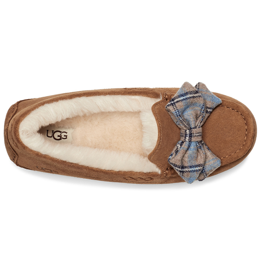 Мокасины UGG ANSLEY Plaid Bow, 1127850-CHE