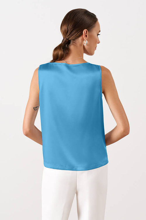 23060 Блузка женская (бирюзовый)