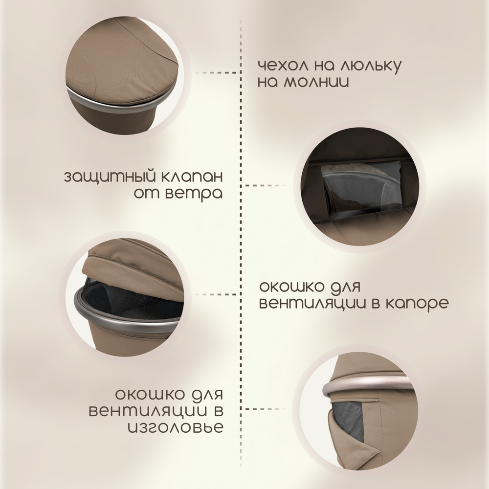 Модульная коляска BubaGO Gaudi 3в1
