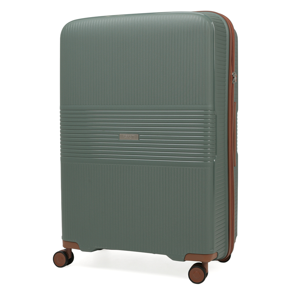 Чемодан большой (L) полипропилен "Fabretti"