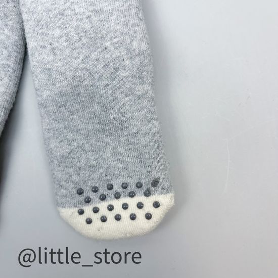 Колготки махровые со стоперами, Серые