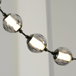 Подвесной светильник OD2437A-16 pearl black/smoke