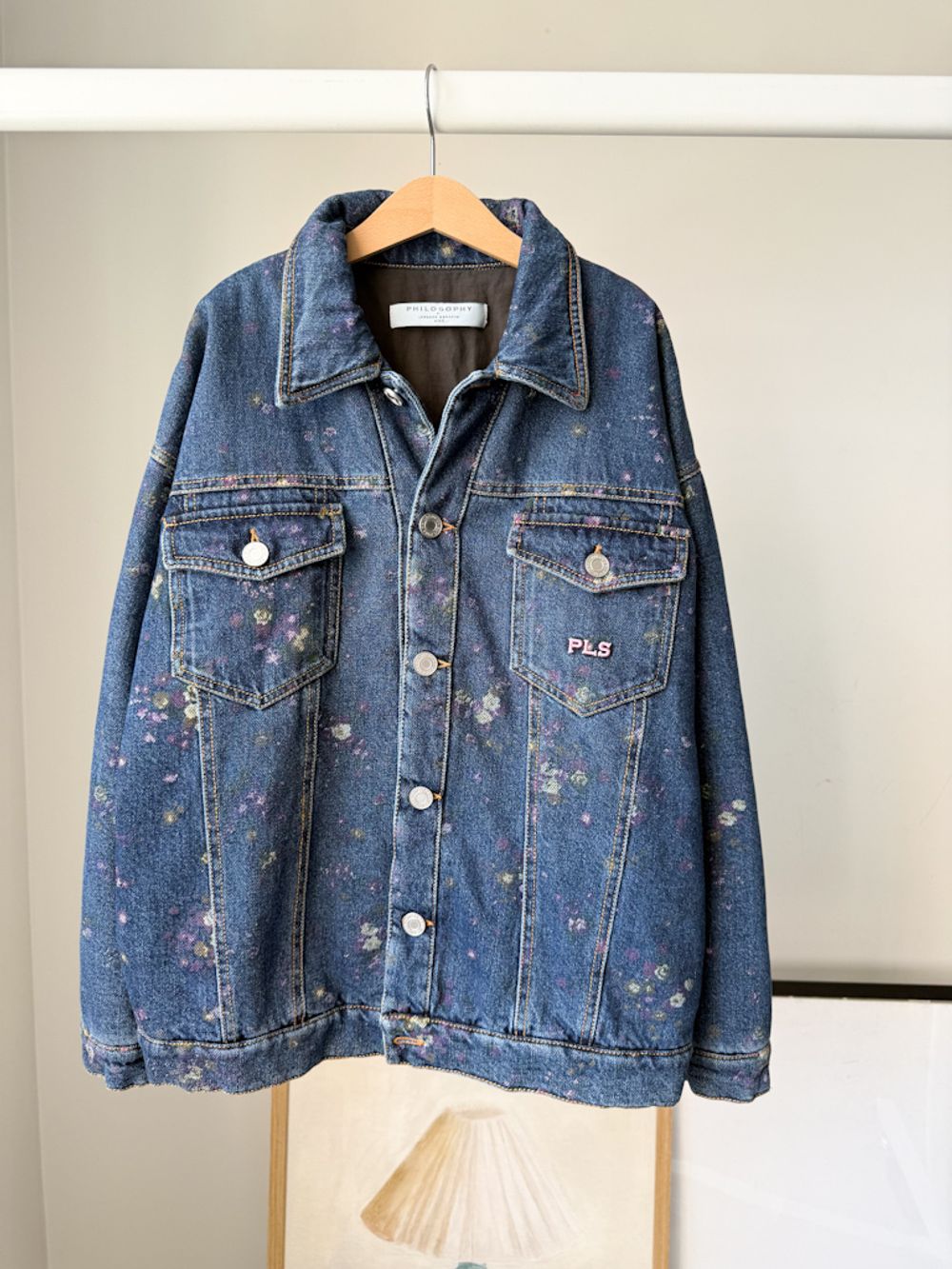 Утепленная джинсовая куртка Philosophy di Lorenzo Serafini, 152