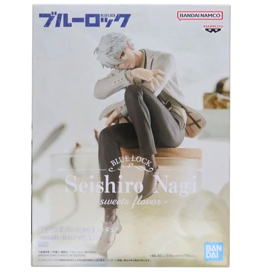 Фигурка Аниме Blue Lock Seishiro Nagi Сейширо Наги 13см / Фигурка Banpresto по мотивам аниме "Синяя тюрьма: Блю Лок", Сейширо Наги