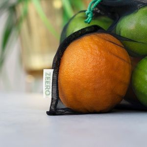 Набор экомешочков "Чёрный" 2+2+2