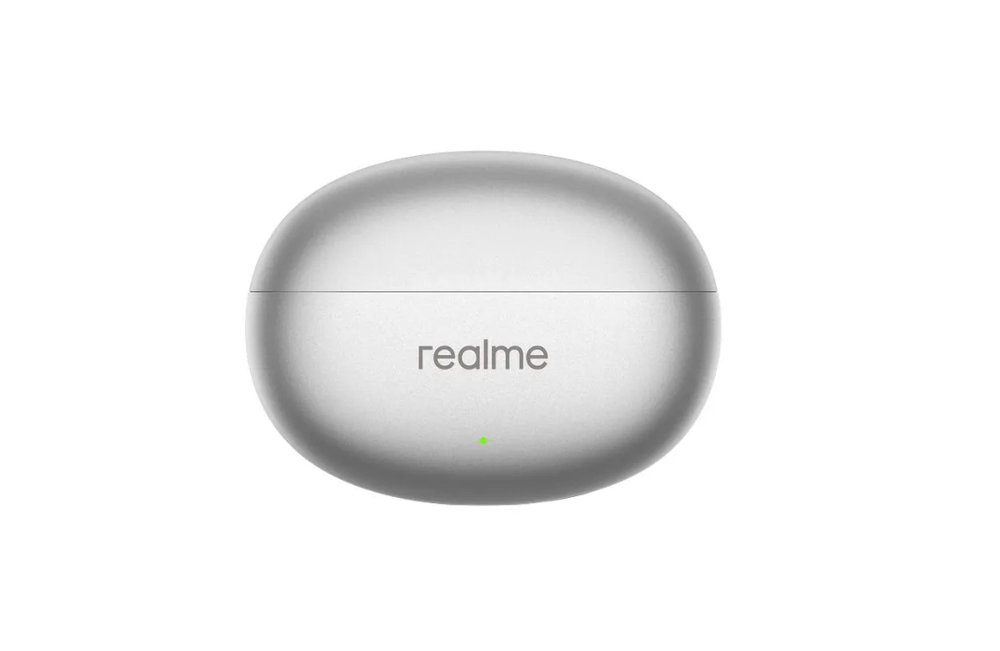 Наушники беспроводные Realme Buds Air 6, с шумоподавлением, мягкие амбушюры, серебро