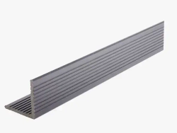 Уголок из ДПК 50*50*2000, цвет: Венге, 2 шт.