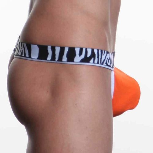 Мужские трусы стринги Movere ZEBRA ORANGE String