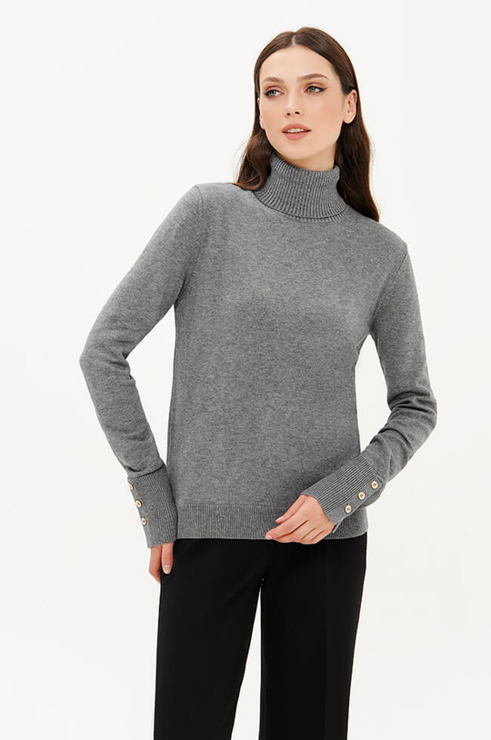 23375 Свитер женский (серый)