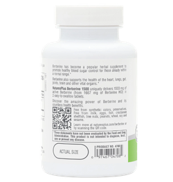 Natures Plus pro Berberine 1500 mg 60 tab , Берберин