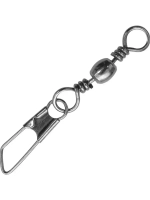 Карабин с вертлюгом для рыбалки SY-3701 №09 (упк. 8 шт.)