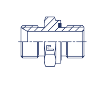 Штуцер FE BSP 1/4" BSP 1/4" нерж.