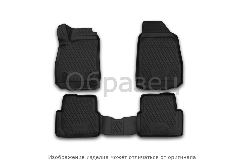 Коврики в салон PEUGEOT 4007 2007-&gt;, 4 шт. (полиуретан)