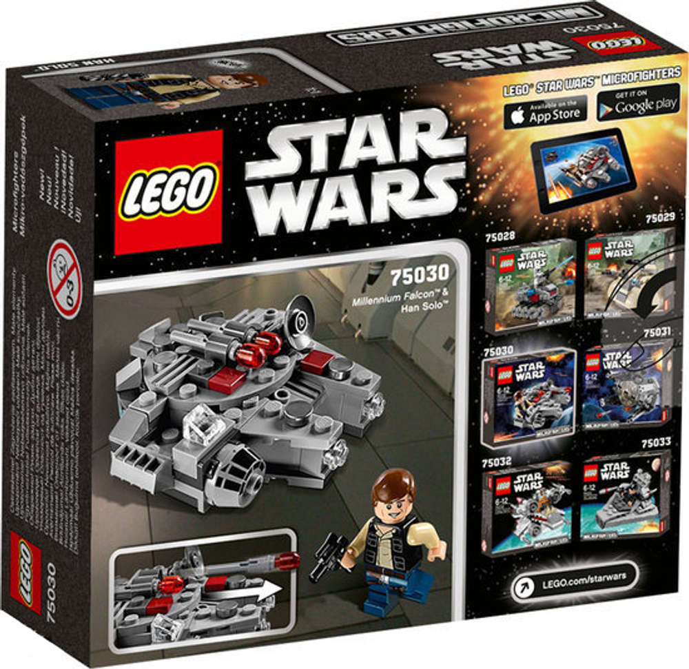 LEGO Star Wars: Сокол Тысячелетия 75030 — Millennium Falcon — Лего Стар ворз Звёздные войны Эпизод