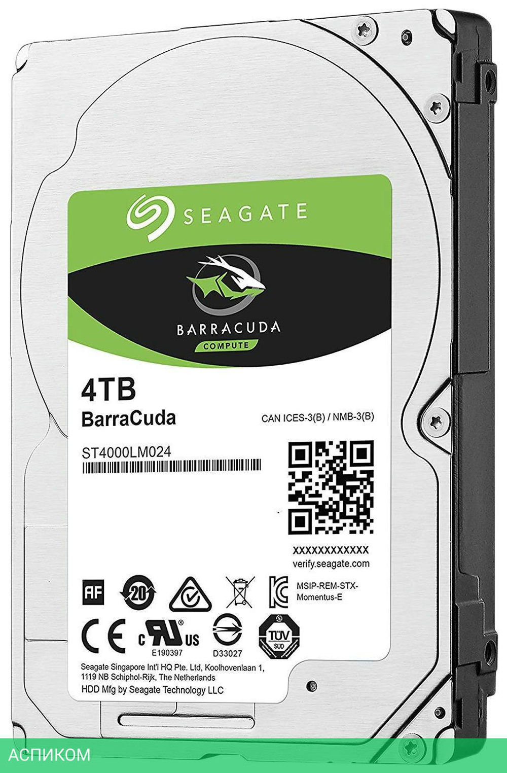 Жесткий диск Seagate Barracuda 4TB (ST4000LM024)
