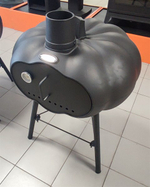 Печь для пиццы (из чугуна) с чугунной вставкой