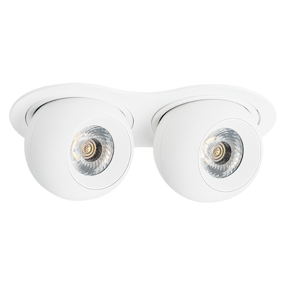 i6266262 Светильник INTERO LED 9W*2 850LM*2 24G БЕЛЫЙ 3000K (217626+217062+217062)
