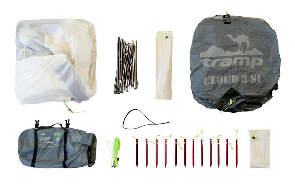 Палатка Tramp Cloud 3 Si (зеленая)