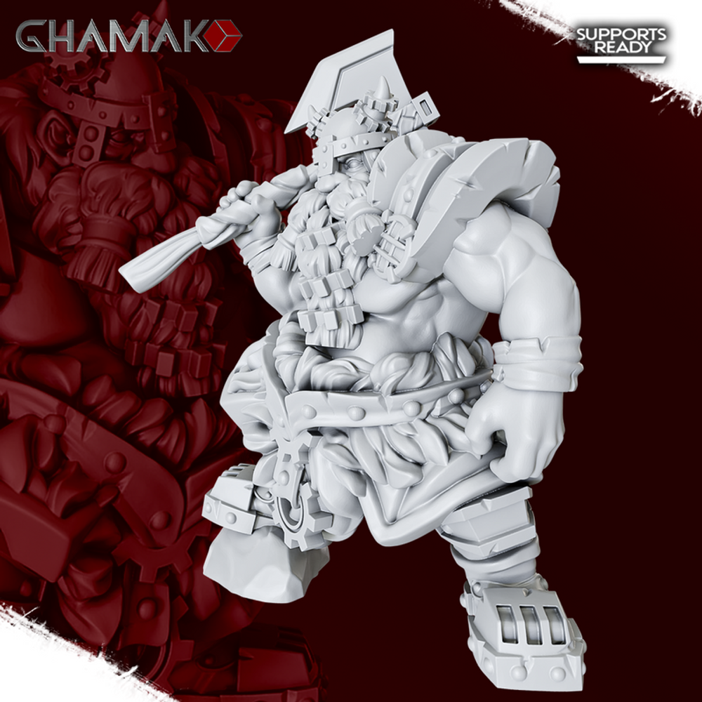 Grand Alliance Order Kharadron Overlords Dwarf Дварф с топором миниатюра для dnd, днд, pathfinder, фентези, Настольная игра, НРИ, Варгейм, РПГ