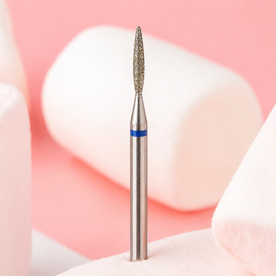 1316 Фреза алмазная пламя синяя (средняя зернистость) 1,4*8,3 мм
