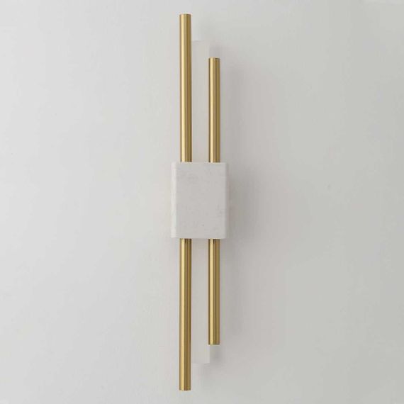 Бра Crystal Lux CARTA AP6W LED WHITE/BRASS
