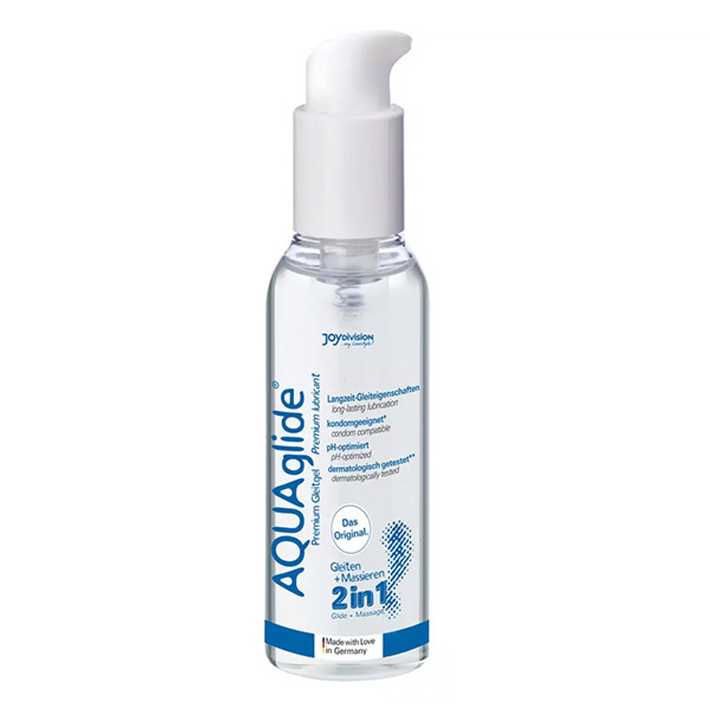 Интимная смазка + массажный гель 2в1 Joy Division AQUAglide Lubricant & Massage Gel 125мл