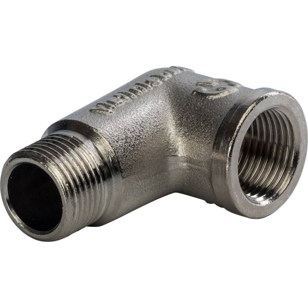Угольник STOUT никелированный 3/8" ВР/НР