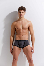 Мужские трусы-хипсы Cotton Sport Trunk (Размер: M) (Цвет: темно-серый)