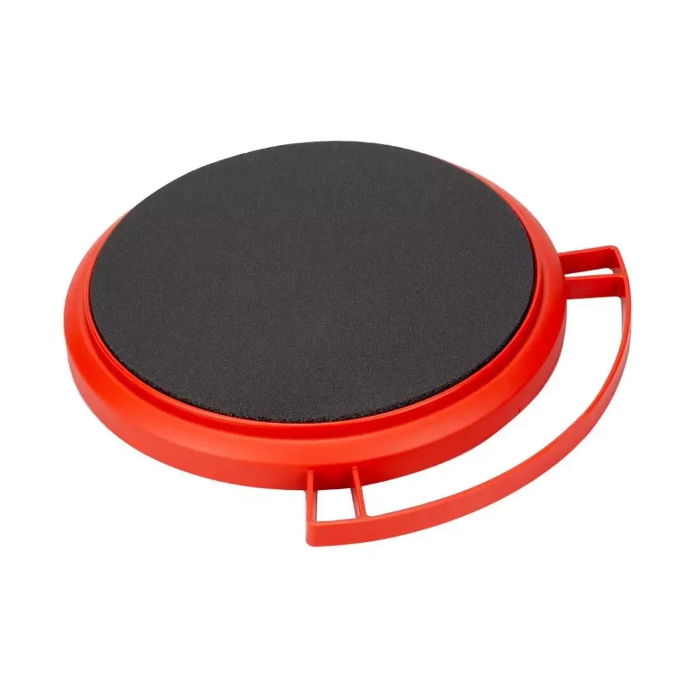 Крышка-сидение для ведра красная MaxShine, черная мягкая подушка, скоба для триггеров и кисточек, MSBL01-R