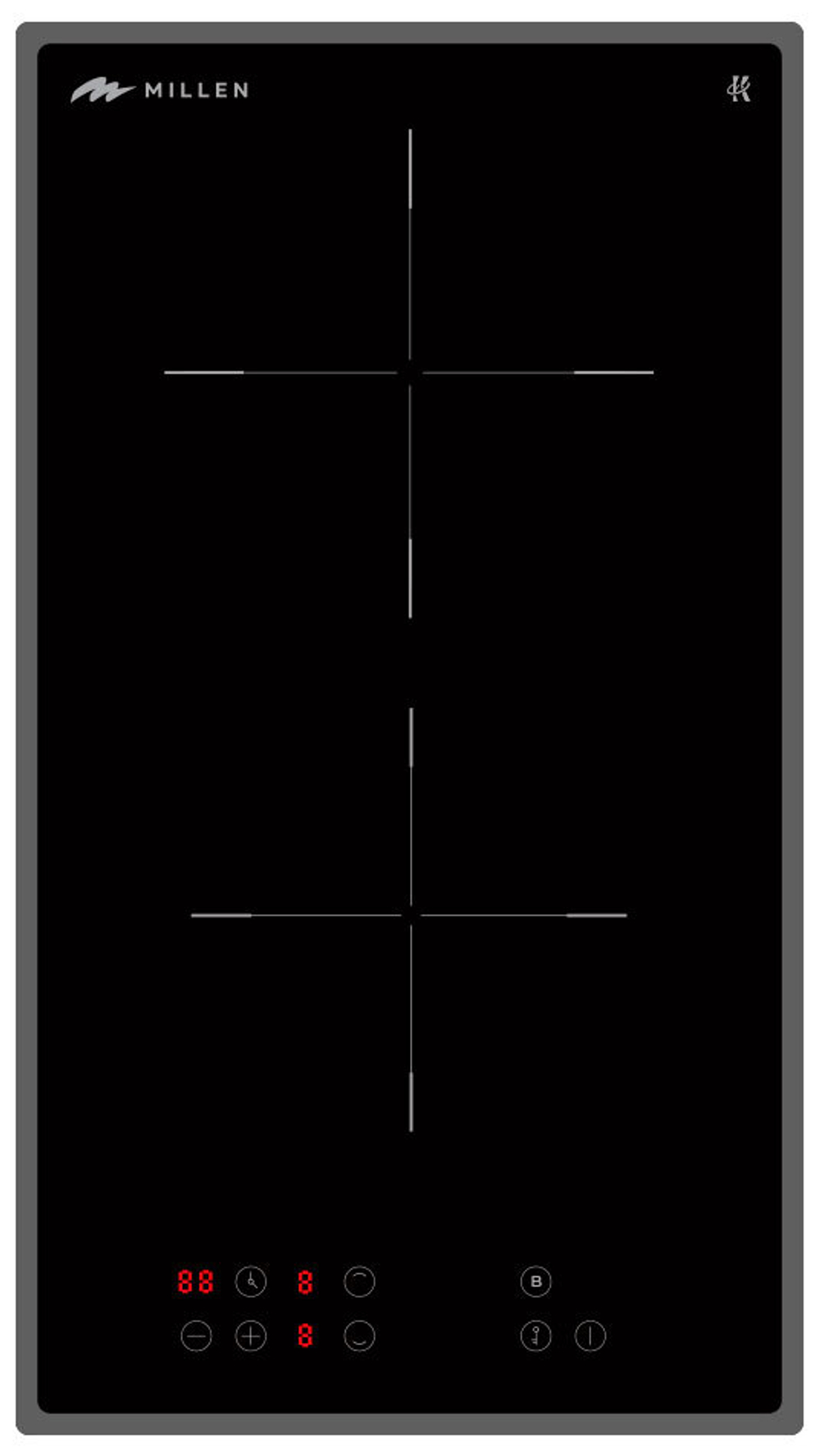 Электрическая варочная панель Millen MIH 301 BL