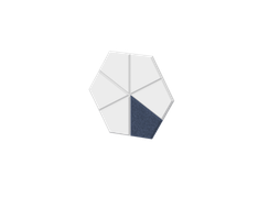 Набор настенной мозайки "Лед", 6шт 23х20х1,2