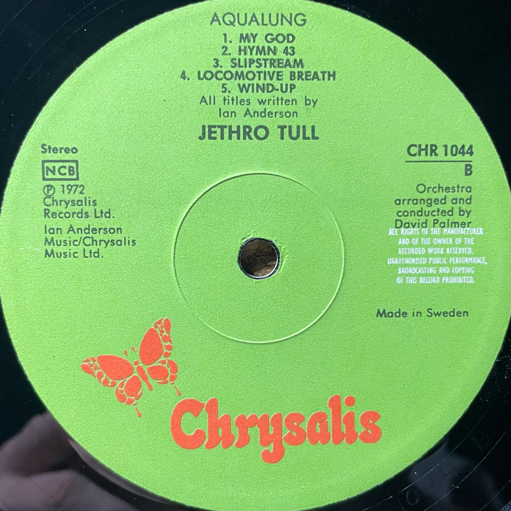 Jethro Tull ‎– Aqualung (Швеция)