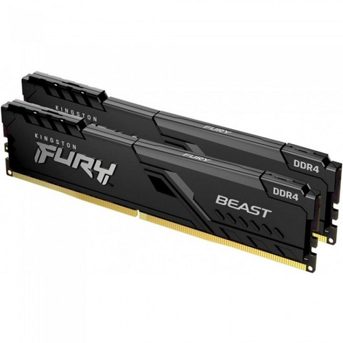 Модуль памяти DIMM DDR4 16Gb, 3600Mhz, 2x8Gb, Kingston FURY Beast (KF436C17BBK2/16)