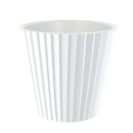 Горшок для цветов InGreen Sand D320мм, 15,8л c дренажной вставкой, на колесиках белый