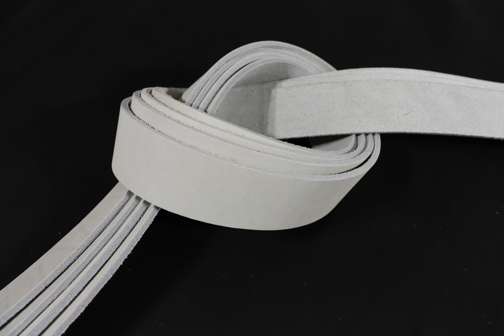 Ременная заготовка без окраса гладкая (хорошо красится)