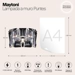 Настенный светильник (бра) Maytoni MOD043WL-01CH