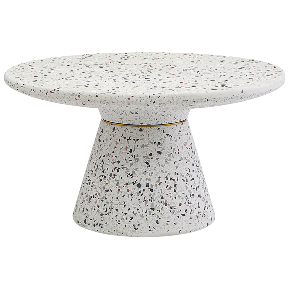 Столик журнальный bayn, D60 см, белый