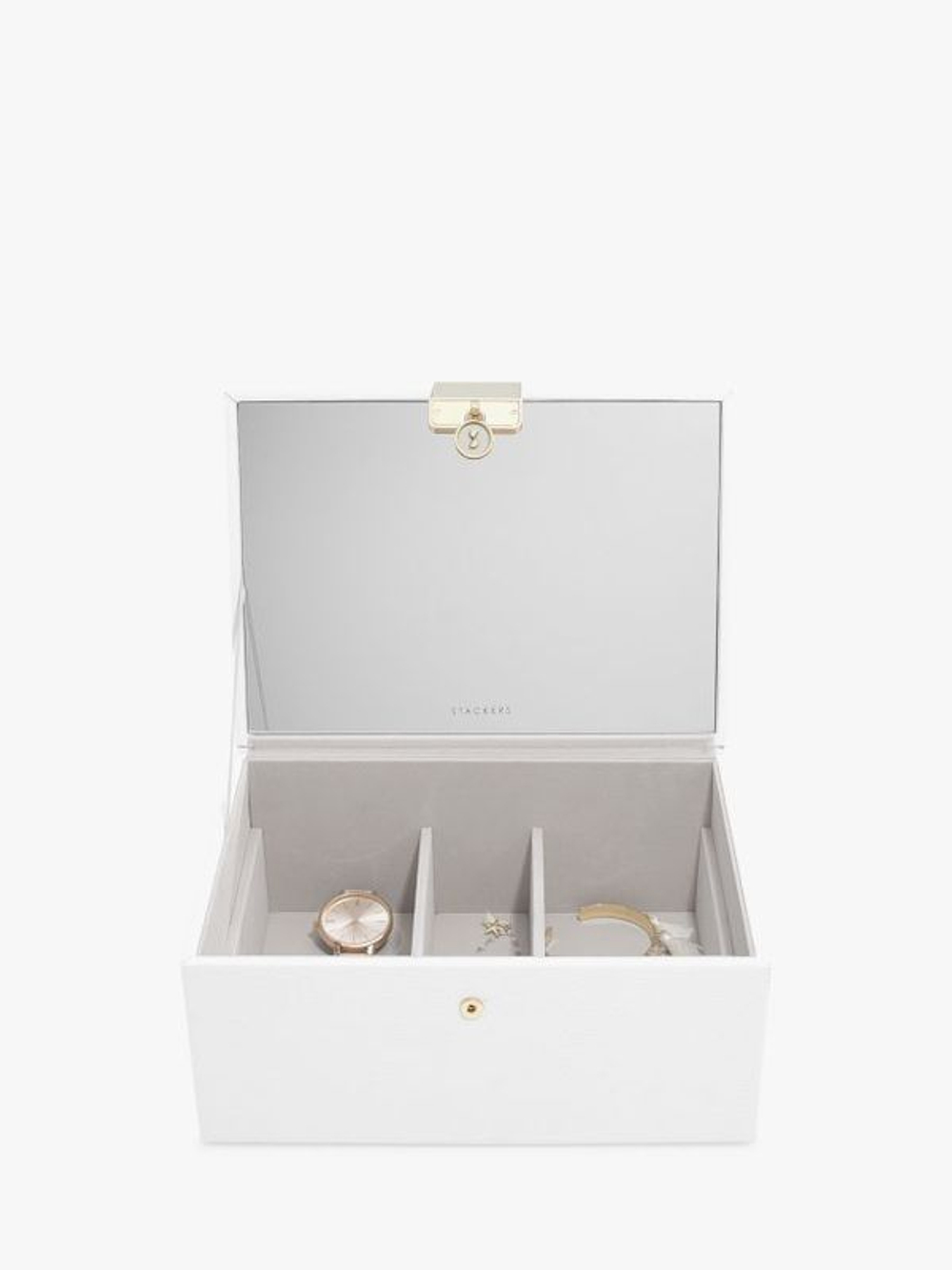 Органайзер для украшений Stackers Luxury Classic Box (Grey) (белый / White)