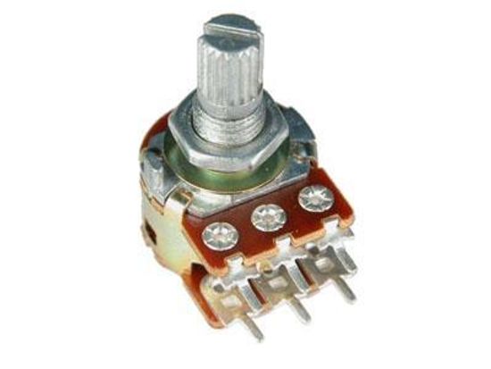 Резистор переменный поворотный RV16A01F-20-15K-B50K-3 Alpha / 50кОм