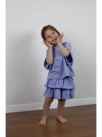 Костюм для девочки летний футболка и юбка
