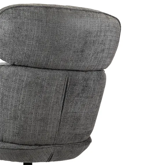 Крутящееся кресло Tuman, серый шенилл