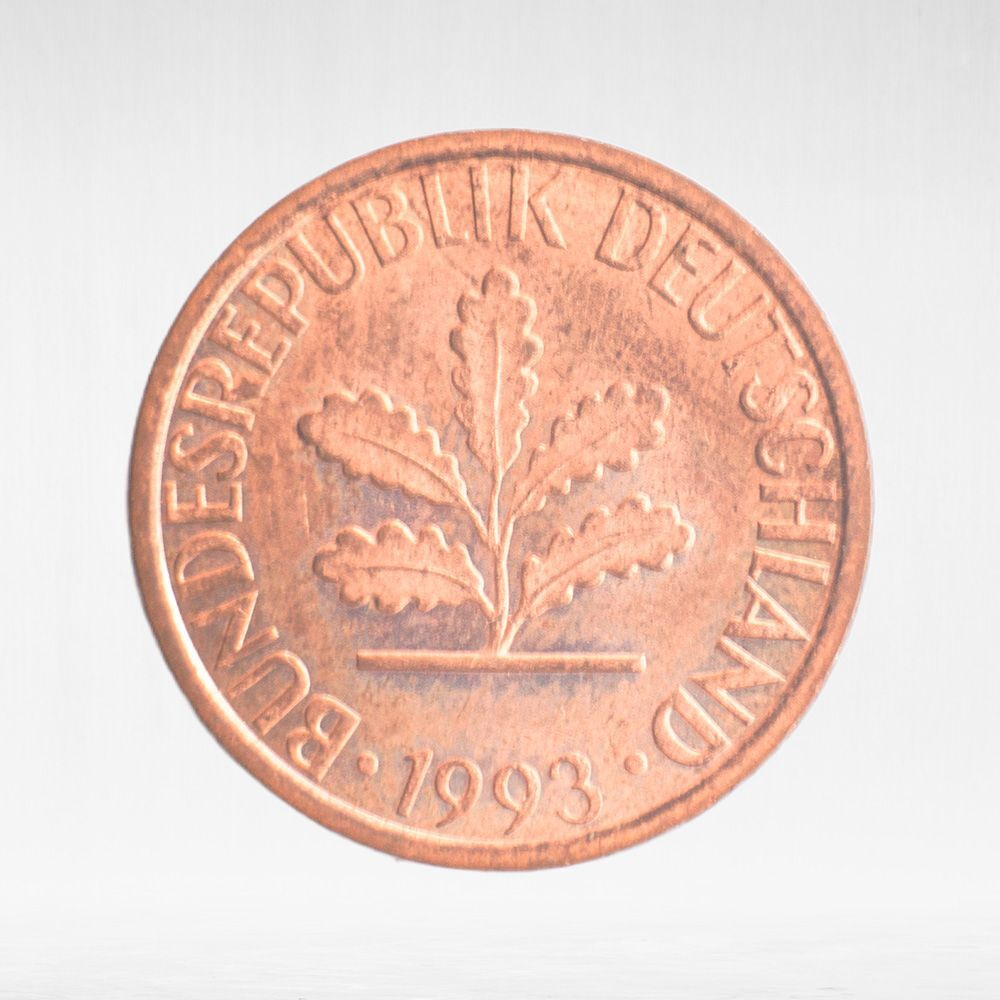 Germany, 1 Pfennig, 1993, (Stuttgart Mint - "F"), XF