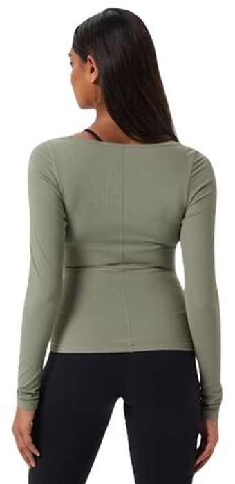 Женская теннисная футболка (dł. Рукава) Björn Borg Studio Ballerina - зеленый