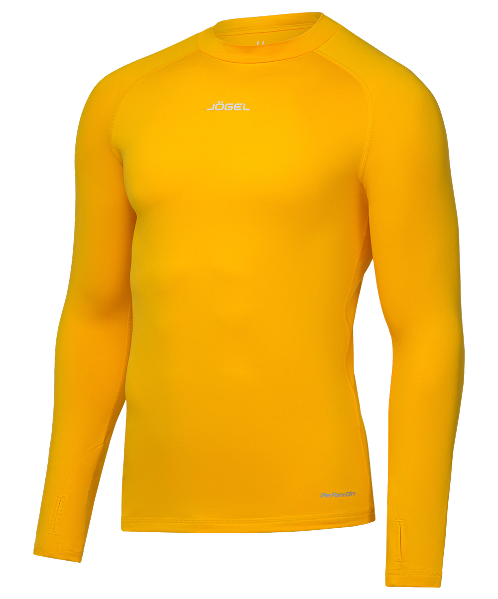 Джемпер компрессионный утепленный CAMP PerFormDRY Baselayer Top Warm, желтый