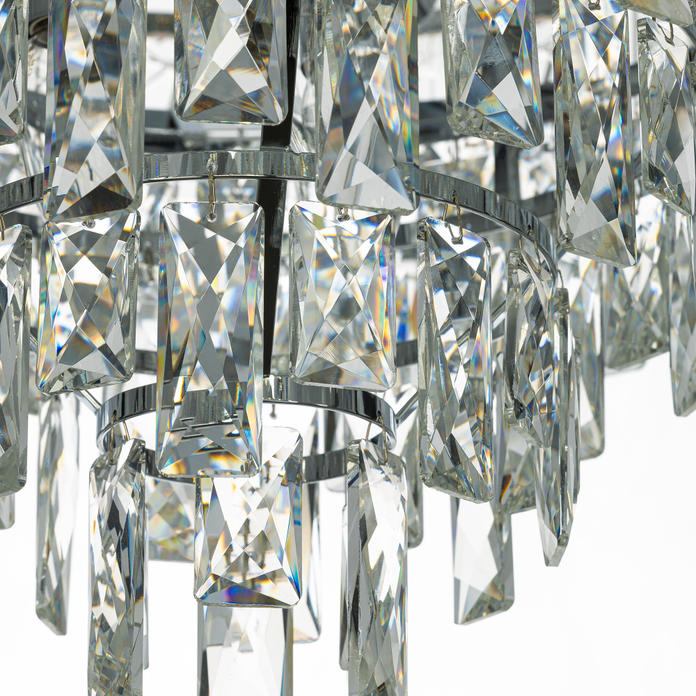 Citilux SAGRADA CL317261 Люстра хрустальная подвесная Хром