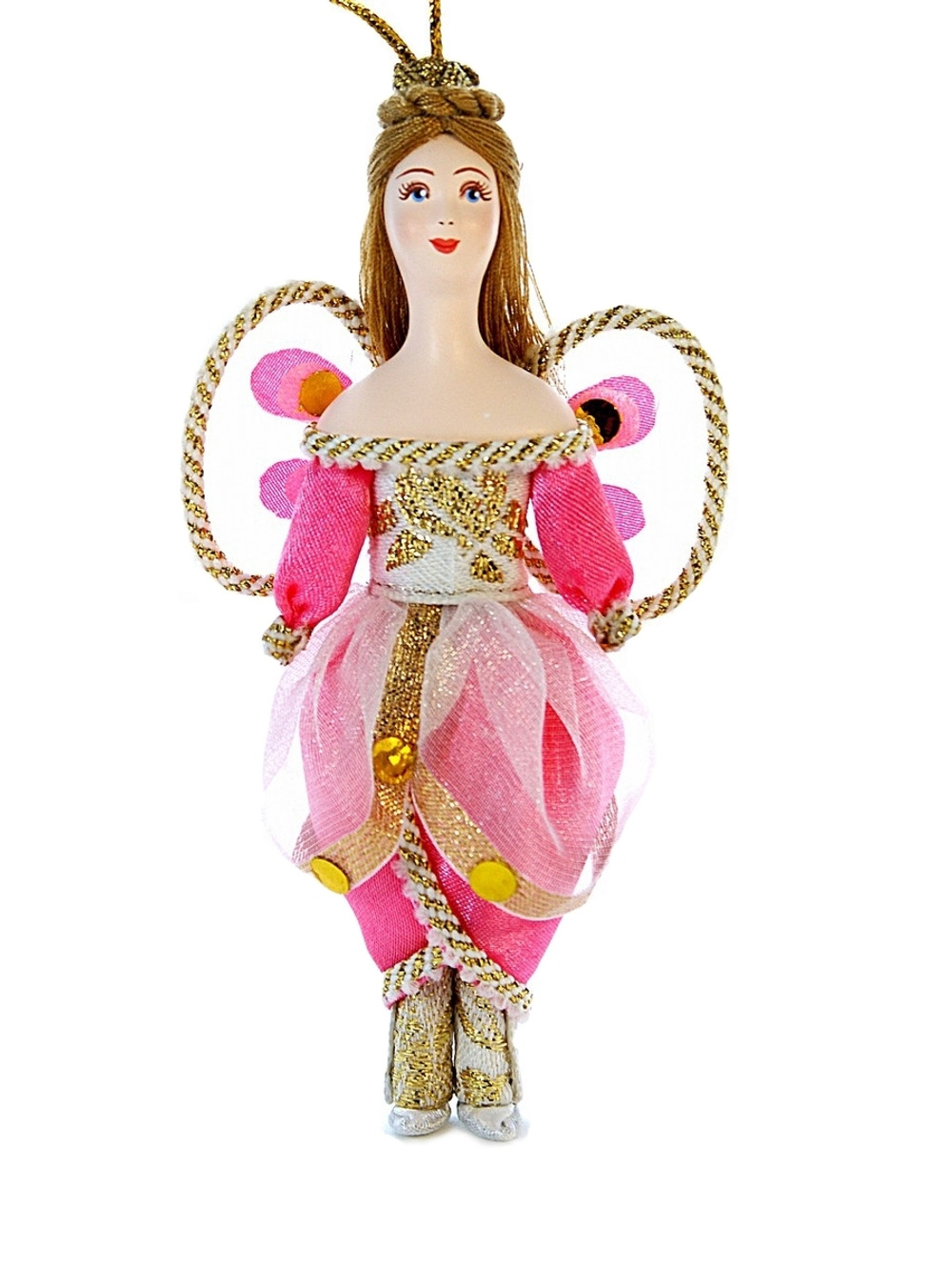 Кукла-подвеска сувенирная фарфоровая Фея цветов