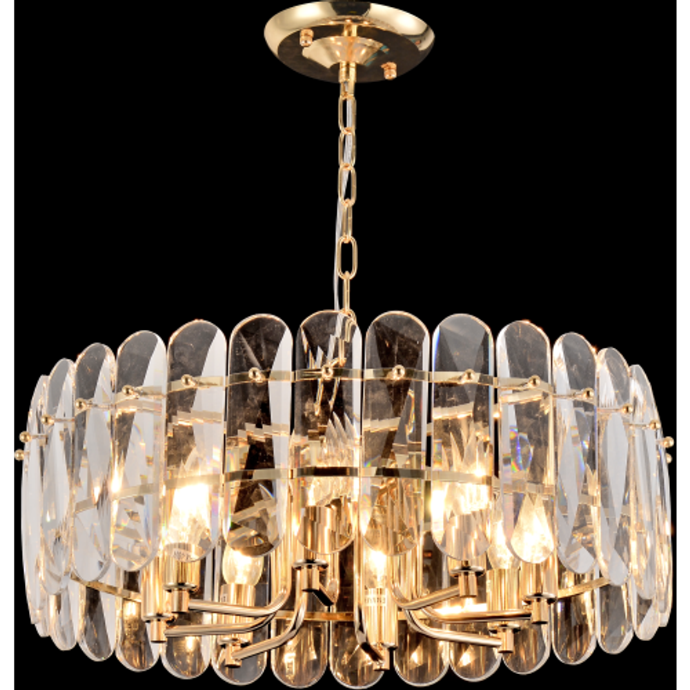 Люстра Rivoli Janice 1044-308 8 х Е14 40 Вт хрусталь