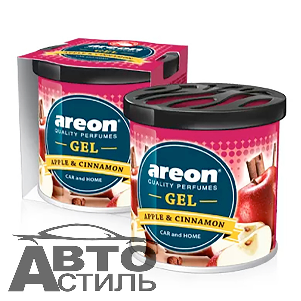 Ароматизатор в банке гель Areon GEL САN 80гр - ЯблокоКорица\Apple&Cinnamon